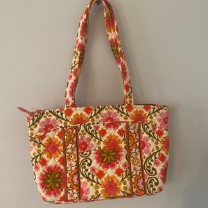 Vera Bradley Mini tote orange and pink floral